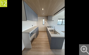 ２階キッチン側面から